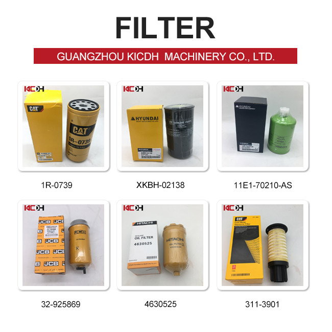Kobelco SK200-8 excavator parts P502463 fuel filter manual oil pump aluminum base, suitable for air filter assembly