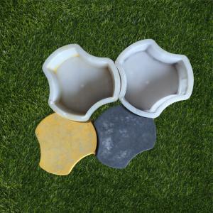 Quality Plastic Rubber Paver Mould , Interlock Concrete Cement Path Mould wholesale