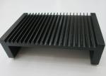 Black Anodized Aluminium Heat Sink Profiles , Extruded Aluminum Heatsink