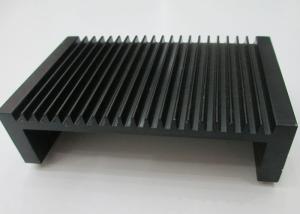Quality Black Anodized Aluminium Heat Sink Profiles , Extruded Aluminum Heatsink Radiators wholesale