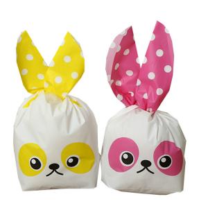 Quality Disposable Cartoon Paper Biscuit Bags Wax Coated Paper Material wholesale