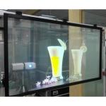 Non Adhesive Transparent Holographic Projection Film , No Glue Glass Projection