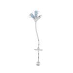 Y Type Locking Joint Plastic Medical Components Gastrostomy Feeding Tube 14 Fr
