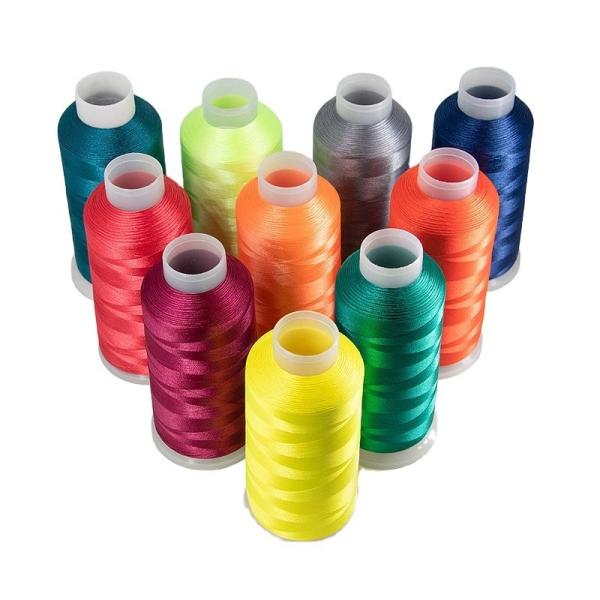 5000Y Length 120D/2 120g Sewing Machine 100% Polyester Wire Embroidery Thread