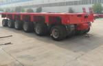 Multi Rotary Axles 100-300 Ton Hydraulic Modular Trailer For Heavy Machine