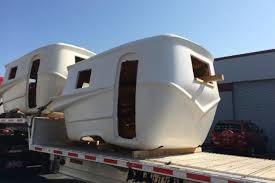 Quality Molded Lightweight Fiberglass Travel Trailer Frp Cargo Trailer ISO9001 wholesale
