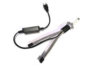 Quality 6400lm 60W Motorcycle LED Headlight Bulb , Fanless R4 H7 LED Fog Light wholesale