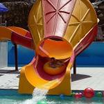 360 Guests/Hr Children Water Slide Trumpet Fibreglass Water Slides