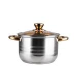 6pcs Cookware Set Stainless Steel 201 Kitchenware Cooking Milk Soup Pot Set