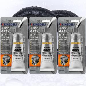Quality Grey High Temperature RTV Silicone Caulk General Purpose 85g wholesale