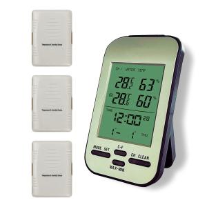 Quality Digital Weather Station And Wireless Wall Mounted Room Thermometer Clock wholesale