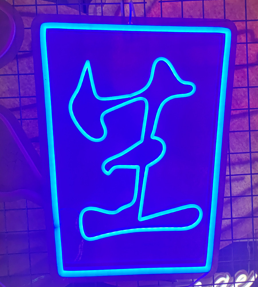Kanji neon sign neon signs for office blue neon sign neon text sign
