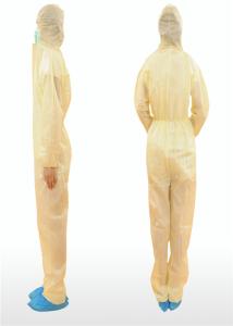 Quality Latex Free Disposable Coverall Suit , Disposable Jumpsuits With Hood wholesale