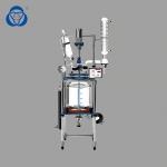 Transparent Lab Glass Reactor , Jacketed Glass Reactor Explosion Proof High