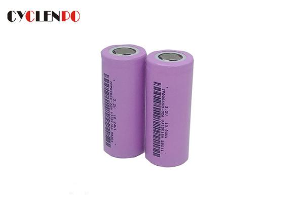 2000 Times Cycles 26650 Rechargeable Battery , Li Phosphate Battery Fast