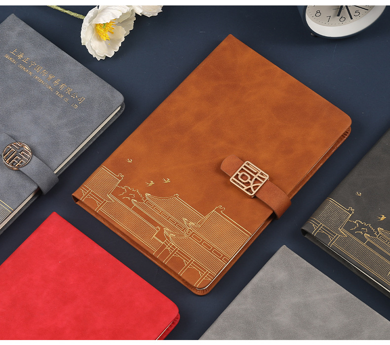 Customized Size A5 Hardcover Diary Journal Notebooks With And Pen Gift Set Custom Size