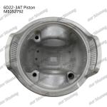 6D22-3AT Engine Piston Chamber Size 80mm 3.3Kx3x4mm ME052792 For Mitsubishi