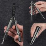 High Hardness CNC Turning Parts Foldable Stainless Steel Practice Butterfly