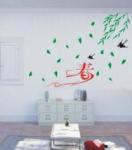 PVC The Classic Spring Vinyl Removable Wall Flower Stickers F193