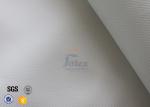 White Silicone Fiberglass Fabric 490GSM Chemical Resistant Fire Blanket Cloth
