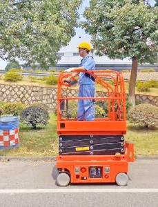 Quality Mini Scissor Lifts 6 Meter Working Platform For Painting wholesale