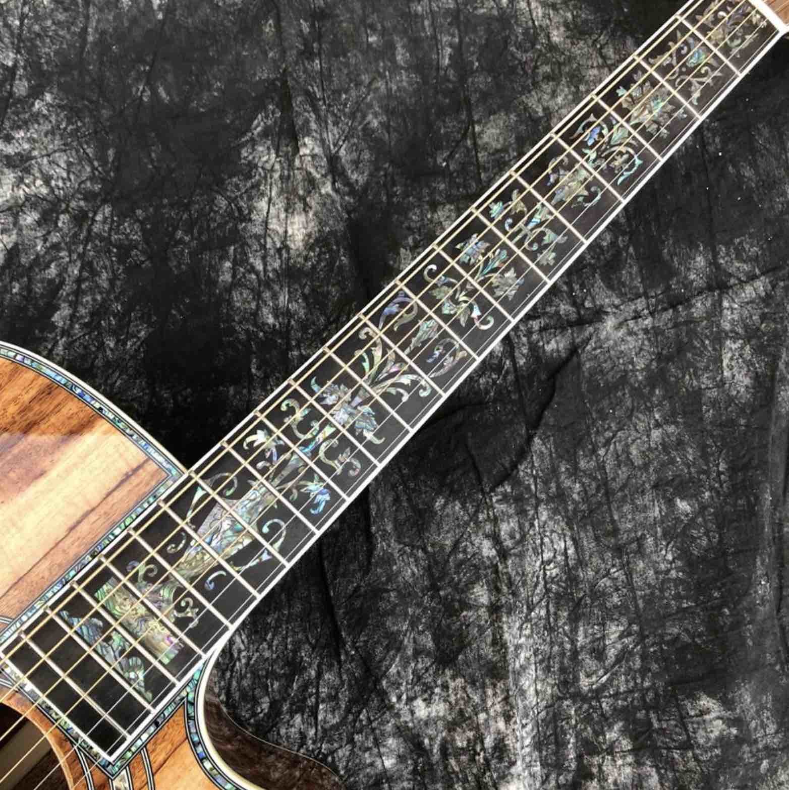 41 Inches 45D Model Real Abalone Koa Wood Electric Acoustic Guitar