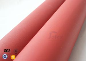 Quality Red Silicone Coated High Silica Fiberglass Fire Blanket 22oz 0.7mm Break Twill wholesale