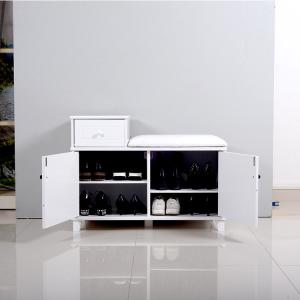 Quality 2 Paralleled Door 90*56*30cm E1 MDF Entryway Shoe Bench wholesale