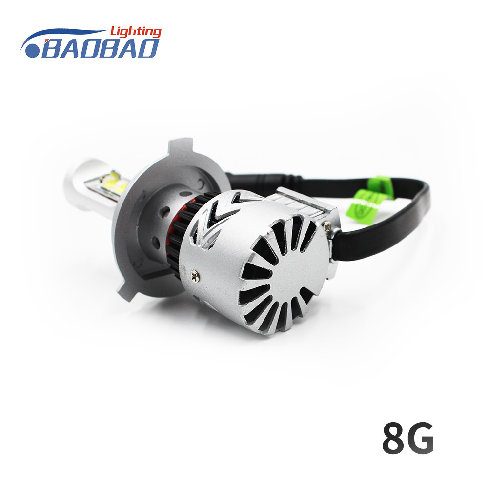 8G 50w 6000Lumen CREE-XHP50 Car led headlight