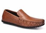 Slip On Mens Soft Moccasin Shoes Genuine Leather Flats Gommino Driving Shoes