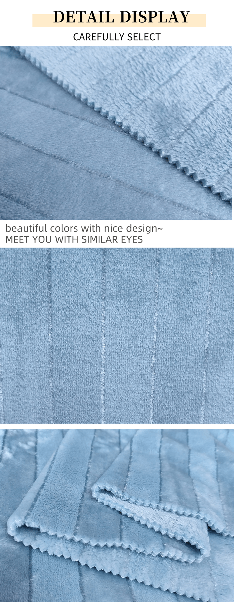 320gsm Polyester Flannel Fabric