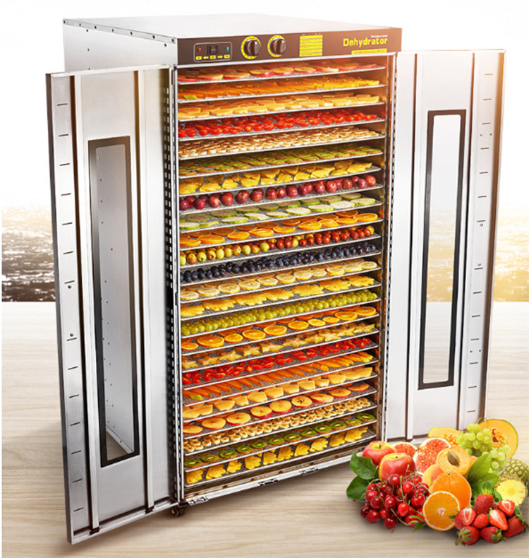SS304 Small Fruit And Vegetable Dehydrator Dewatering Dryer Machine