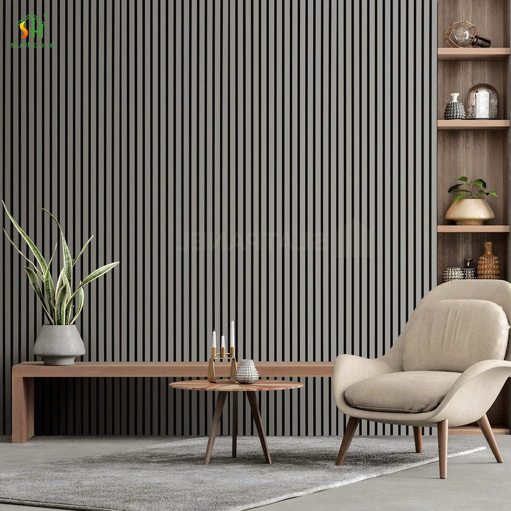 Wholesale Oak Wood Decorative Wall Cladding 1220X2440Mm Easy Installation Acoustic Wall Panels For Theaters