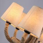 Antique Rustic Lamp for Coffee Farmhouse house Dining Room Rope chandelier(WH-CI