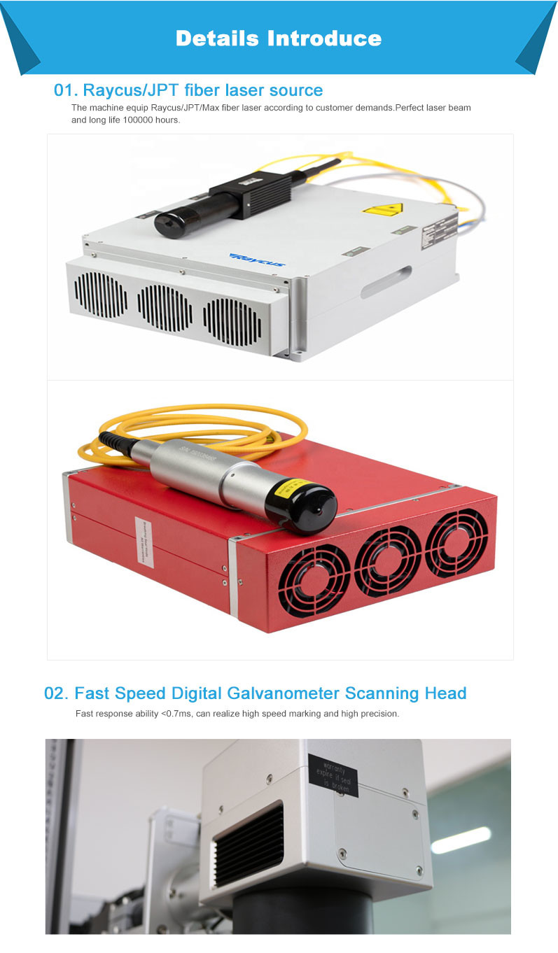30w Maxphotonics Fiber Laser Marking Machine EZCAD Software 1064nm For Metal