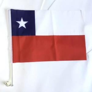 Quality Double Sided Chile State Flag Custom Polyester Car Windown Flags wholesale