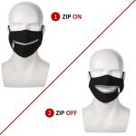 S&J OEM Wholesale Cotton Zipper Maskes Face Mouth Covering Reusable Personalized