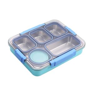 Quality Leak Proof Metal Lunchbox Sustainable Food Container 1400ml 50ml Capacity wholesale
