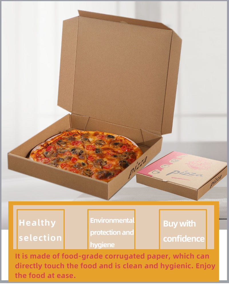 Fast Food Cartons Pizza Container Box Package 18x18 Corrugated Board