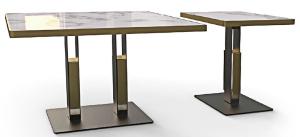 Quality 710mm Height Metal Table Legs Restaurant Furniture Parts 30cm Spider Powder Coat Finish wholesale