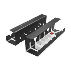 Quality No Drill No Punching Under Desk Flip Down Cable Tray for Living Room 1mm Wire Diameter wholesale