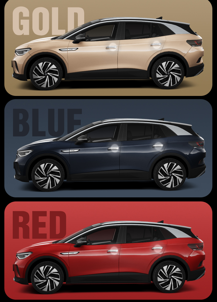 Electric Car EV Id.4 Crozz VW Id4 2023 2024 Id4 Pro Max Speed 160 Km/h 4612*1852*1640 Size