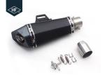 Universal Stainless Steel Motorcycle Slip On Mufflers Hexagon For Suzuki GSXR750