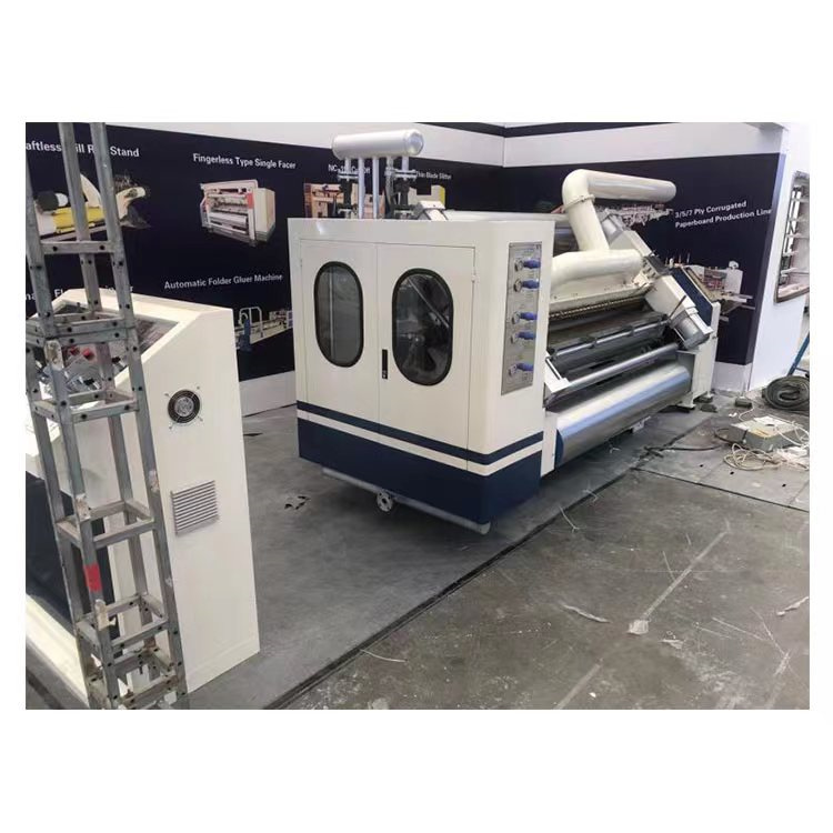 380V 2 Ply Corrugated Paperboard Carton Box Making Machine Corrugated Cardboard Production Line 4500 KG