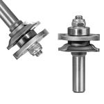 2PC Matched Rail And Stile Set Shank 1/2'' For Fitting Rail And Stile Doors