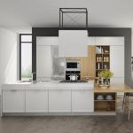 China Manufacturer Small Home Modular Kitchen Friendly E0/E1 Grade Furniture