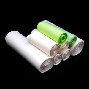 Quality Green Eco Friendly PLA Bags For Kitchen , Office Biodegradable Bathroom Trash Bags wholesale