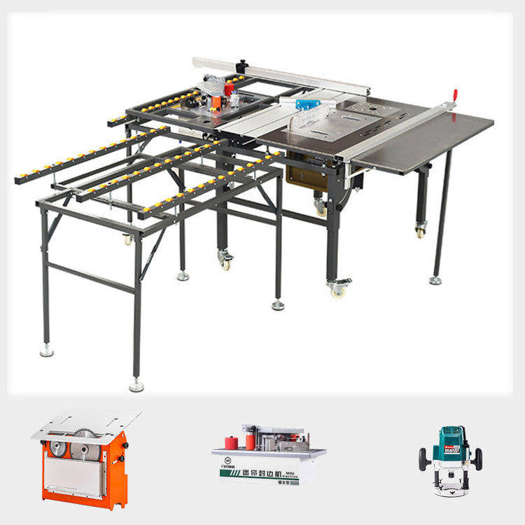 Melamine Sliding Table Panel Saw 5.4KW Portable Wood Cutting Machine