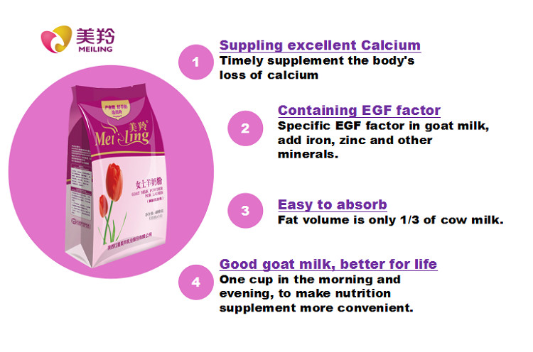 Desalination Spots Dried 400gm Women Goat Milk Powder