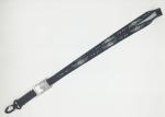 Professional Dye Sublimation Lanyards With Detachable Clip White Black